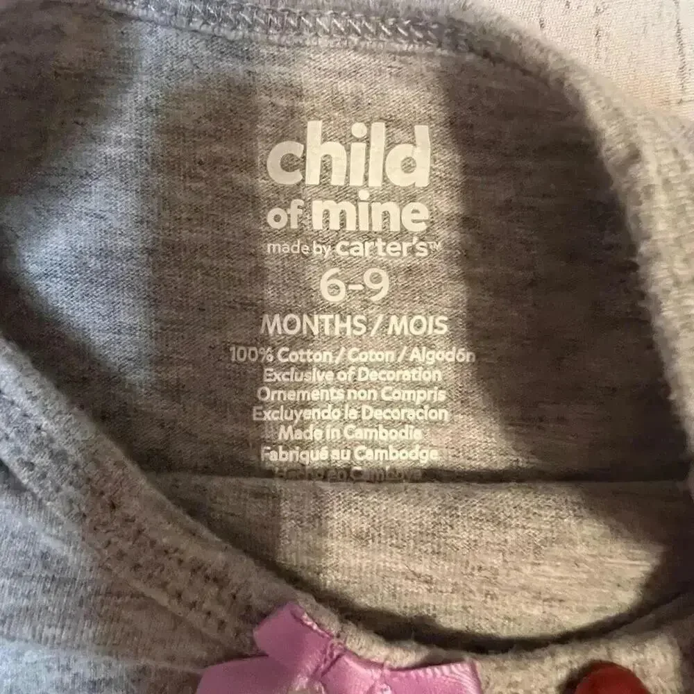 Oshkosh/Carter’s/OkieDokie baby girl’s long sleeve tops size 6-9 months